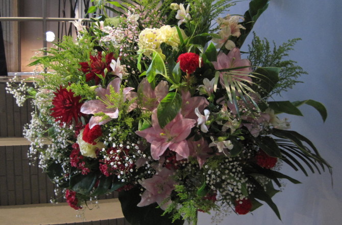 お祝い、開店祝いにフラワーギフトはいかがですか！