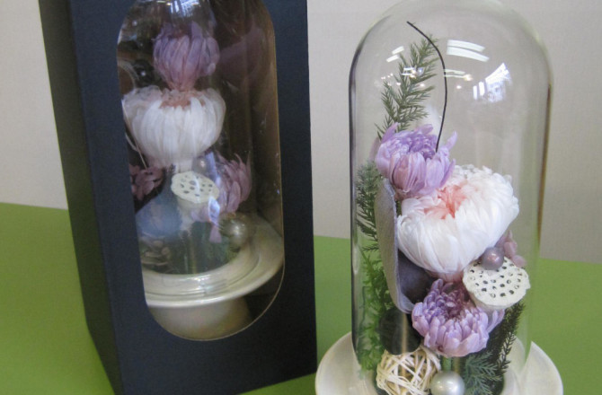 お供え、お悔やみ向けプリザーブドフラワーアレンジメント