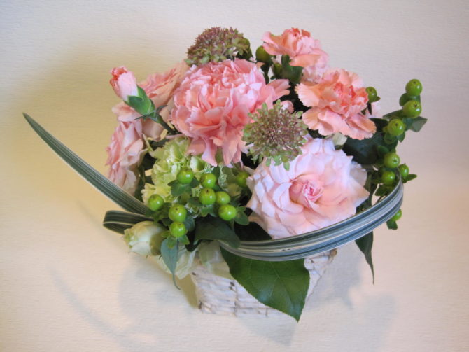 母の日、アレンジメント